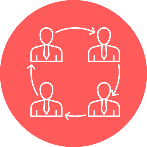 Работа в команде Generic Flat иконка