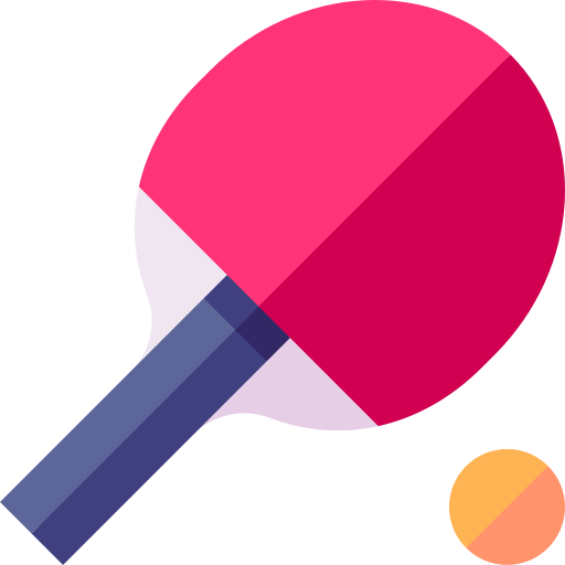 Ping pong Basic Straight Flat icon