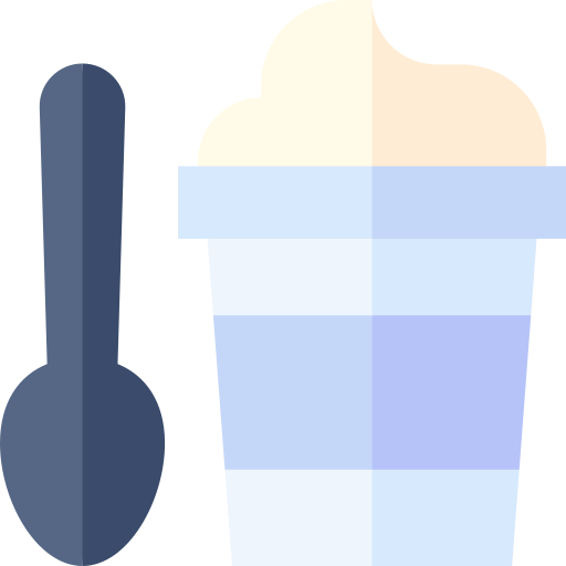 iogurte Basic Straight Flat Ícone