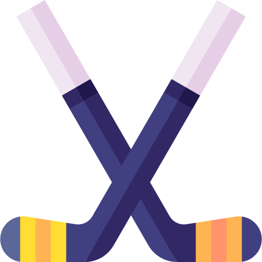 Hockey stick Basic Straight Flat icon