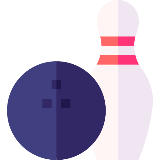 Bowling Basic Straight Flat icon