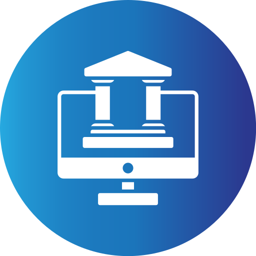 Online library Generic Blue icon