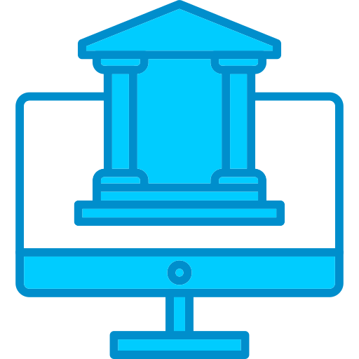 online-bibliothek Generic Blue icon