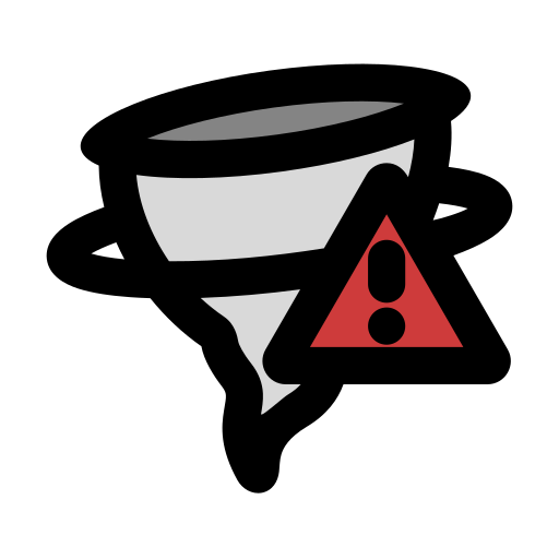 tornado Generic Outline Color icon