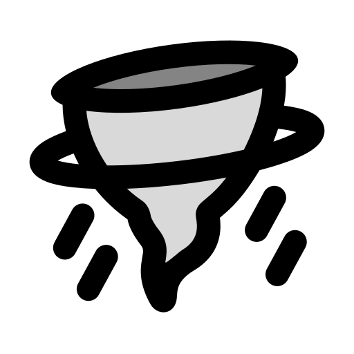 tornado Generic Outline Color icono