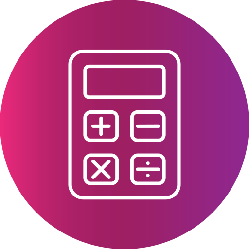 kalkulator Generic Flat Gradient ikona