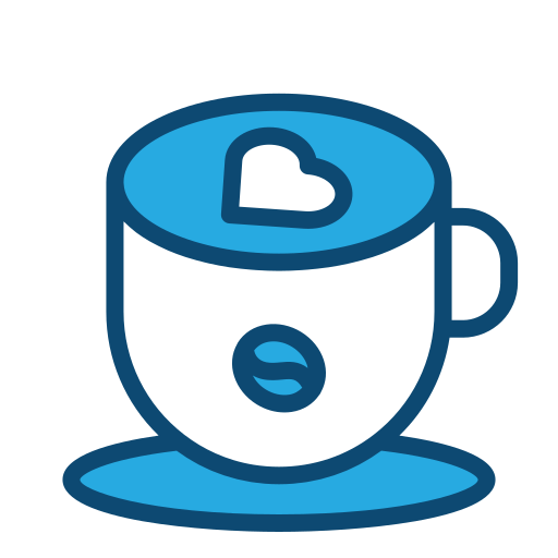 latte-art Generic Blue icon
