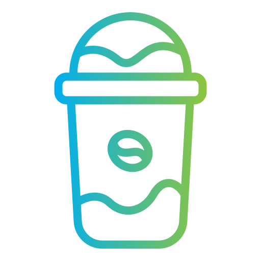 Холодный кофе Generic Gradient иконка