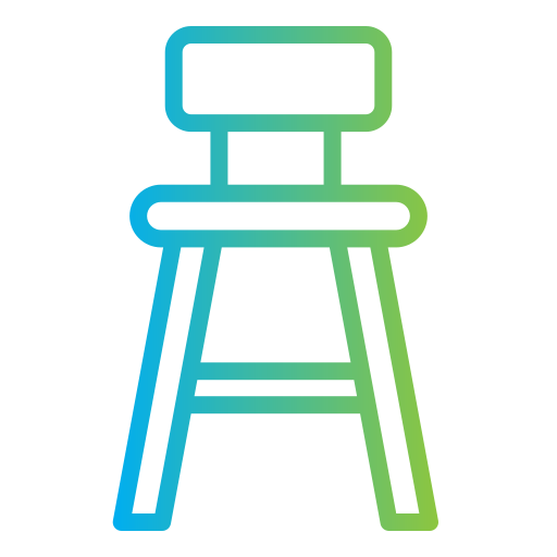 Bar stool Generic Gradient icon