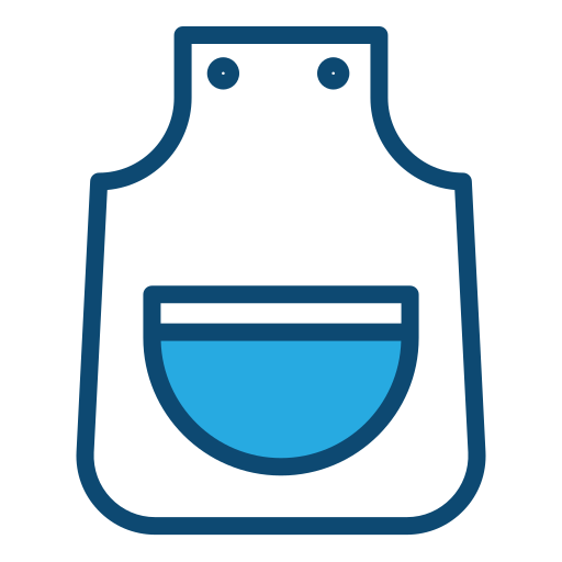 エプロン Generic Blue icon