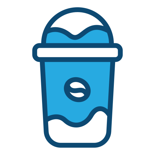koude koffie Generic Blue icoon