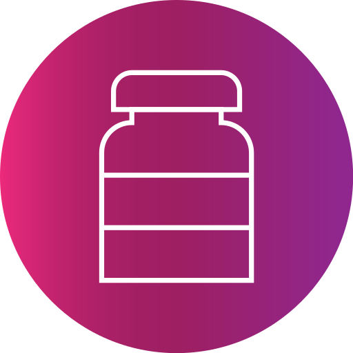 Pills bottle Generic Flat Gradient icon