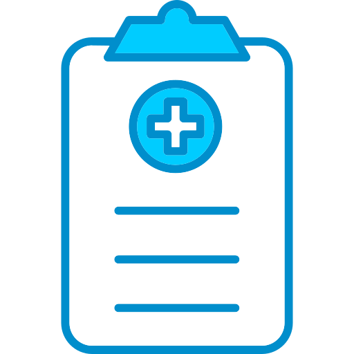Medical check Generic Blue icon