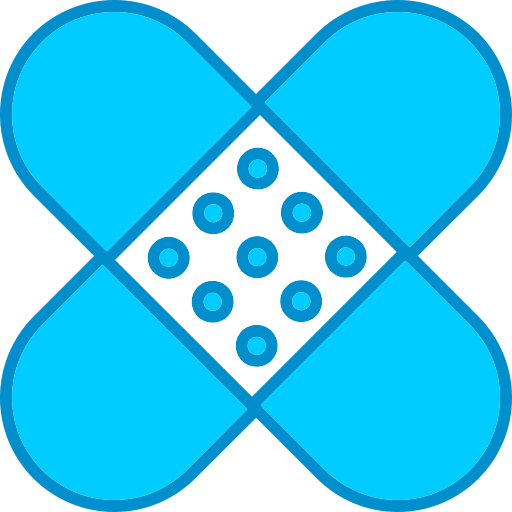 Bandages Generic Blue icon