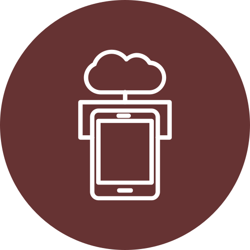 Mobile cloud Generic Flat icon