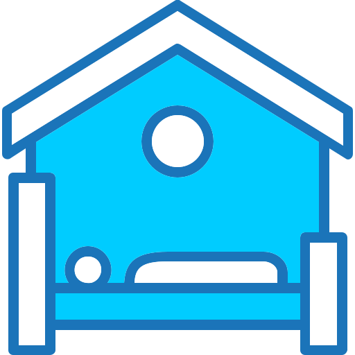 alojamiento Generic Blue icono
