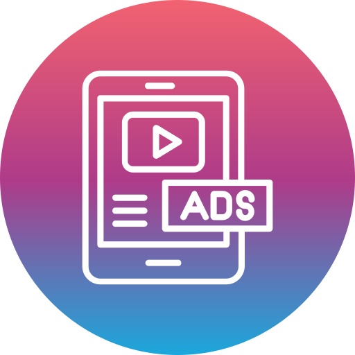 Ads Generic Flat Gradient icon