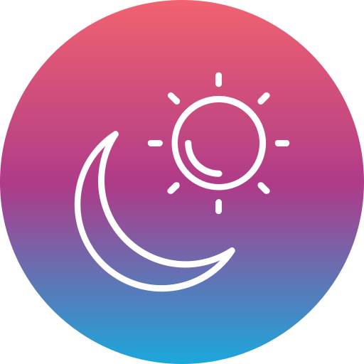 Day and night Generic Flat Gradient icon