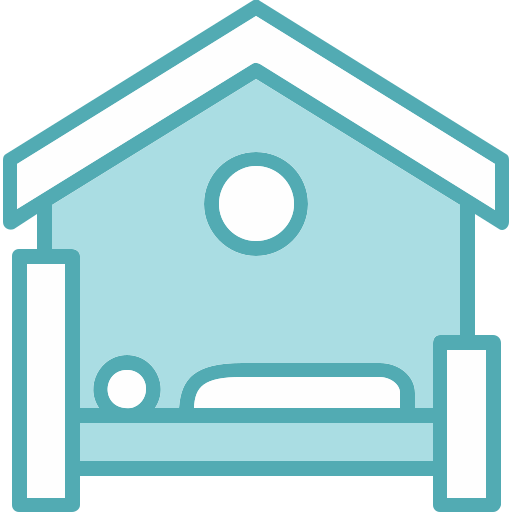 宿泊施設 Generic Blue icon