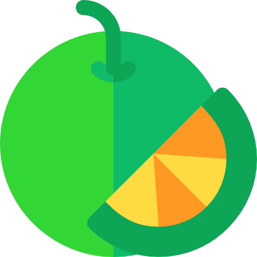 апельсин Basic Rounded Flat иконка