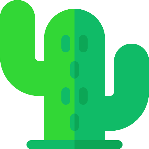 cactus Basic Rounded Flat icono