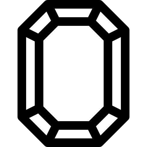 보석 Basic Rounded Lineal icon