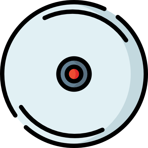 compact disc Special Lineal color icon