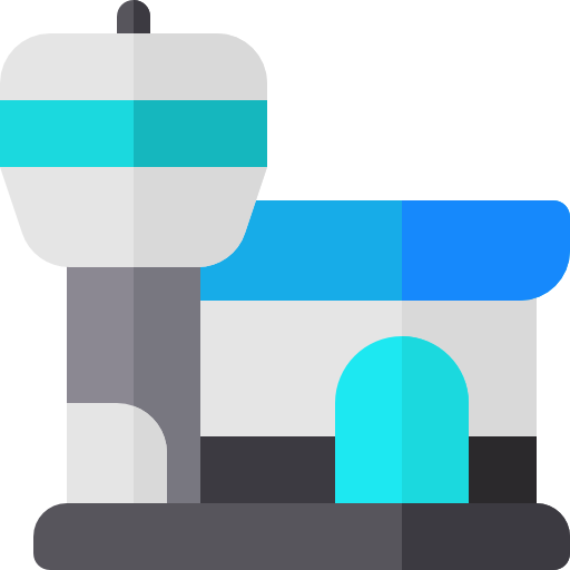 Airport Basic Rounded Flat icon