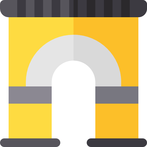 Arch Basic Rounded Flat icon