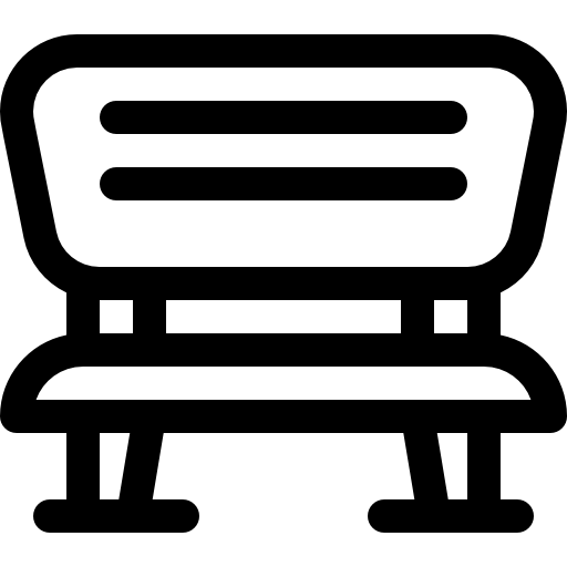 Ławka Basic Rounded Lineal ikona