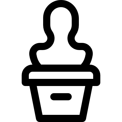 銅像 Basic Rounded Lineal icon