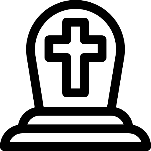 묘지 Basic Rounded Lineal icon