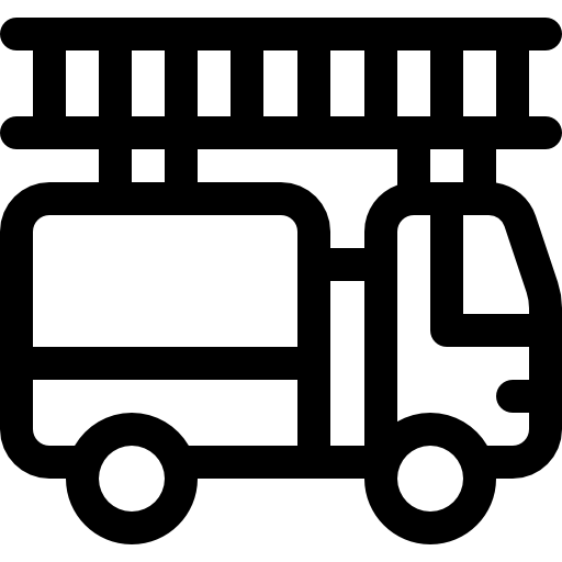 소방차 Basic Rounded Lineal icon
