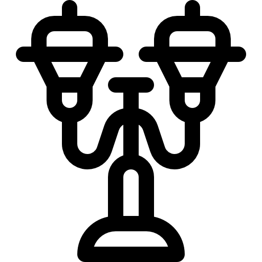 가로등 Basic Rounded Lineal icon