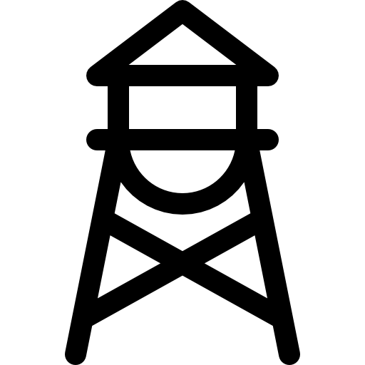 급수탑 Basic Rounded Lineal icon