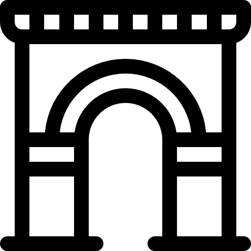 arco Basic Rounded Lineal Ícone