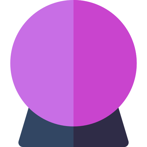 Crystal ball Basic Rounded Flat icon