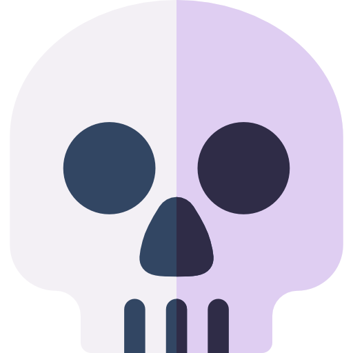 Skull Basic Rounded Flat icon