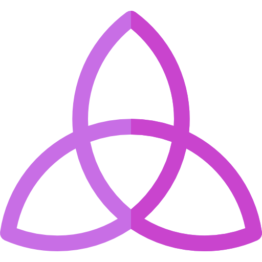 triquetra Basic Rounded Flat icon