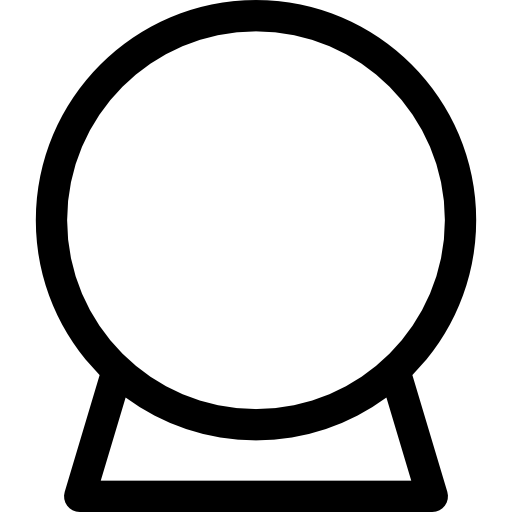 kristallkugel Basic Rounded Lineal icon
