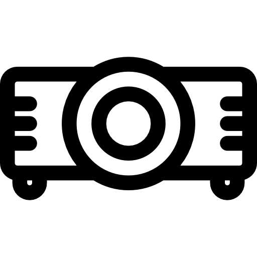 영사기 Basic Rounded Lineal icon