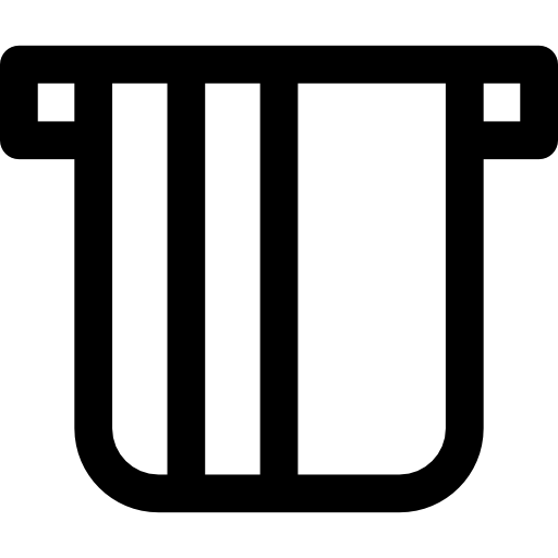 karta Basic Rounded Lineal ikona