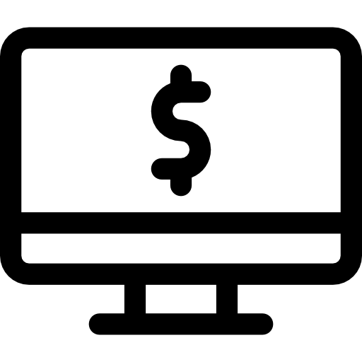 Компьютер Basic Rounded Lineal иконка