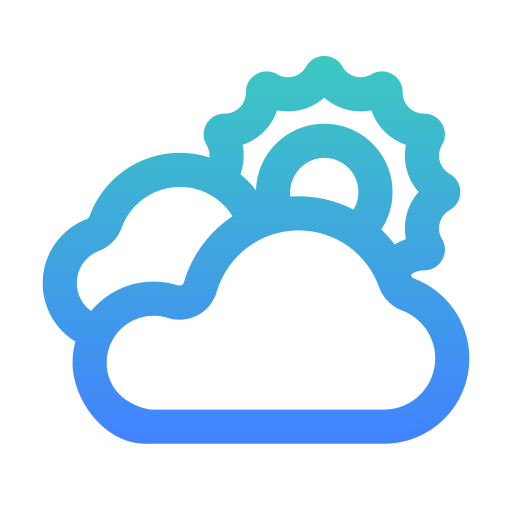 Cloudy day Generic Gradient icon