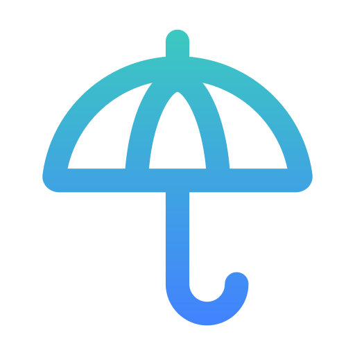 Umbrella Generic Gradient icon