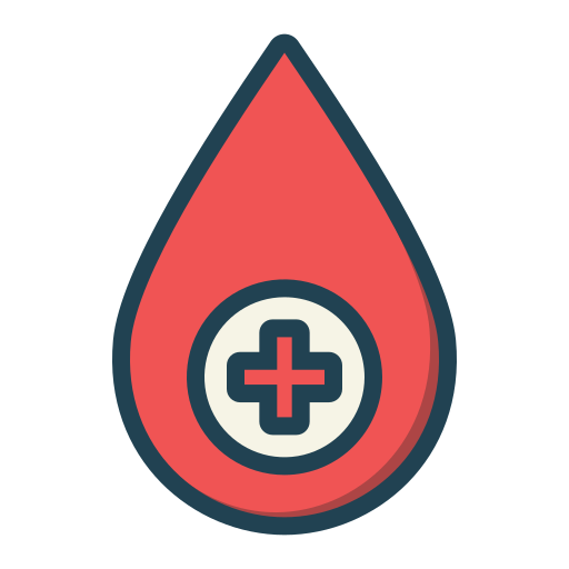 gota de sangre Generic Outline Color icono