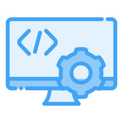 web entwicklung Generic Blue icon
