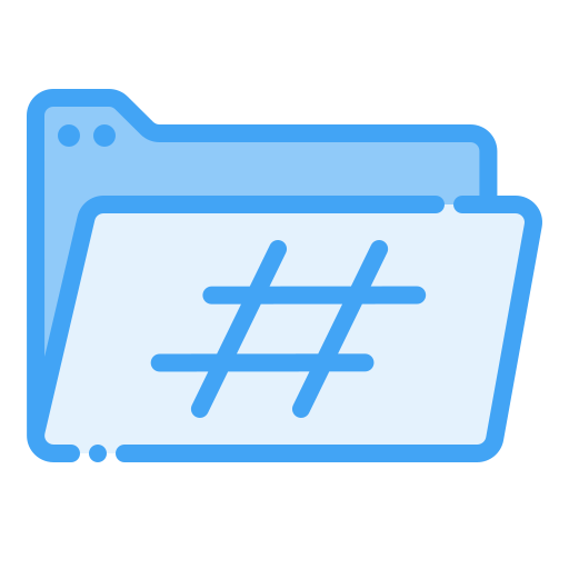 ファイルとフォルダー Generic Blue icon
