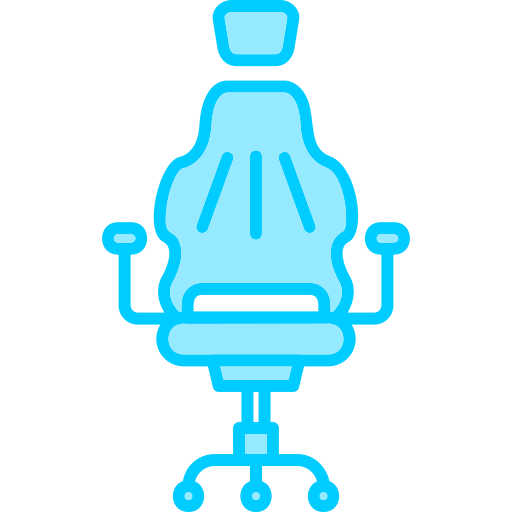 Gaming chair Generic Blue icon