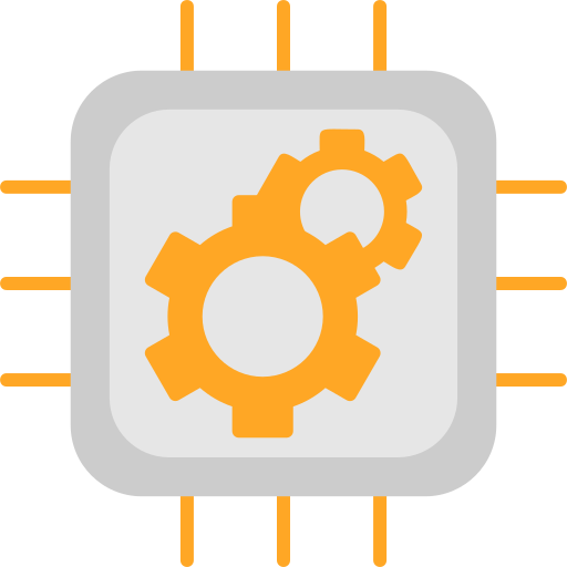 cpu Generic Flat Icône